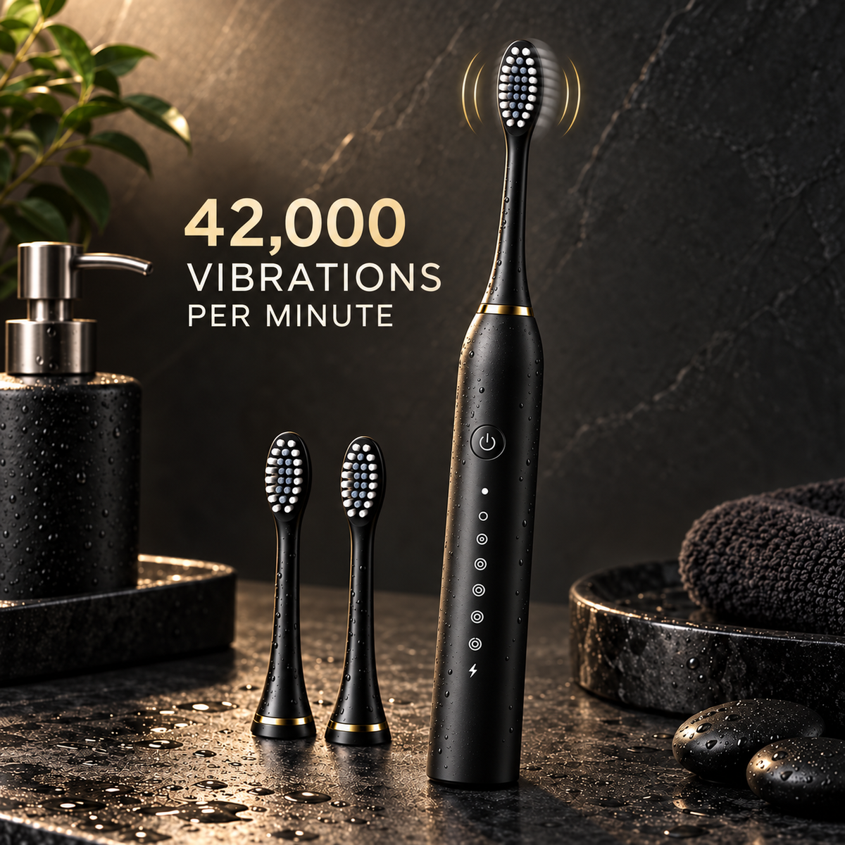 Electric Tooth Brush | Water Proof | Extra 4 brush heads |