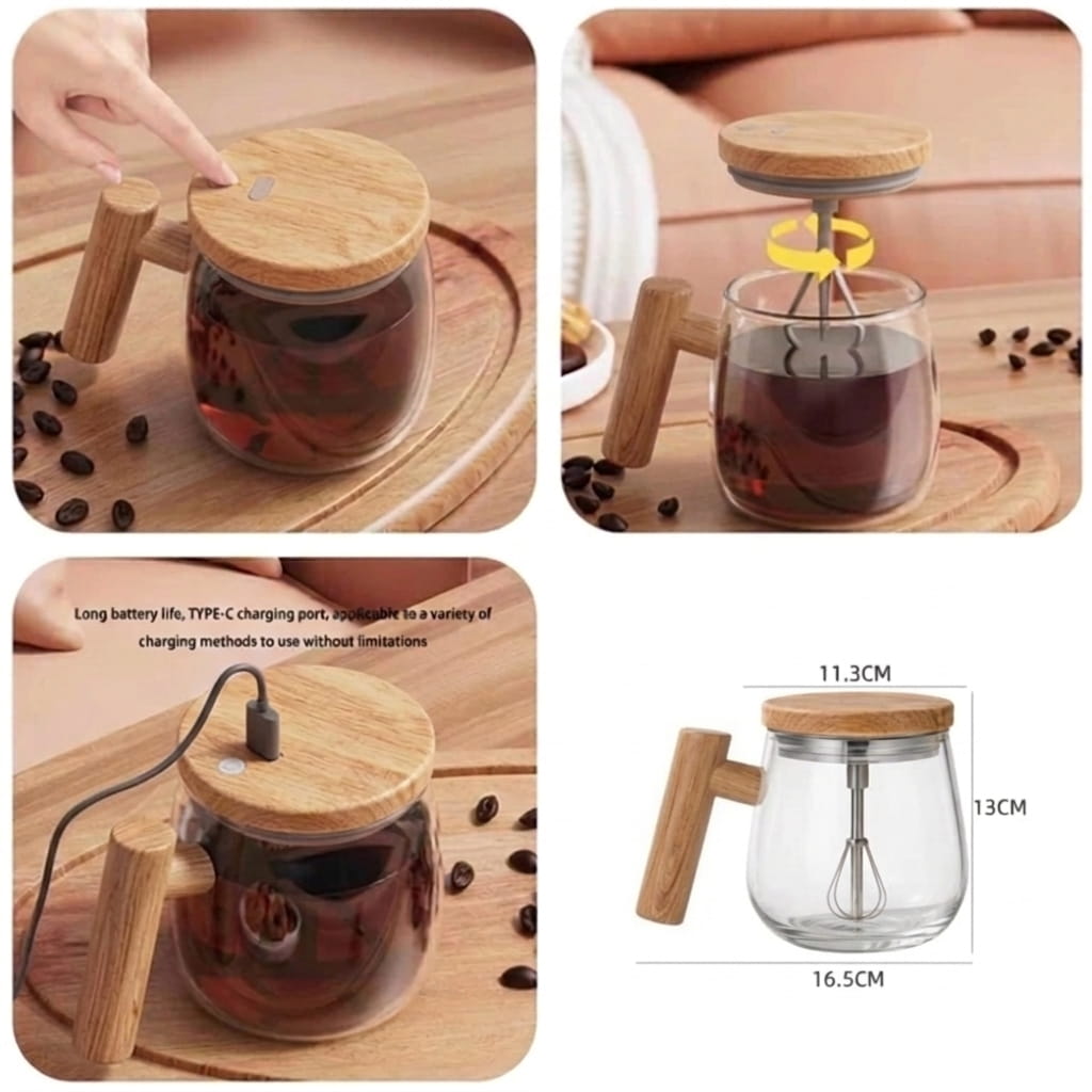 Self Stirring Coffee Cup-Automatic Coffee Mixer