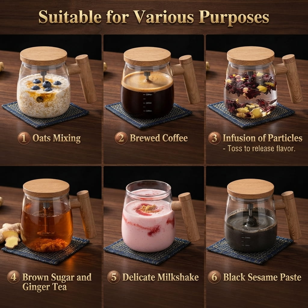 Self Stirring Coffee Cup-Automatic Coffee Mixer