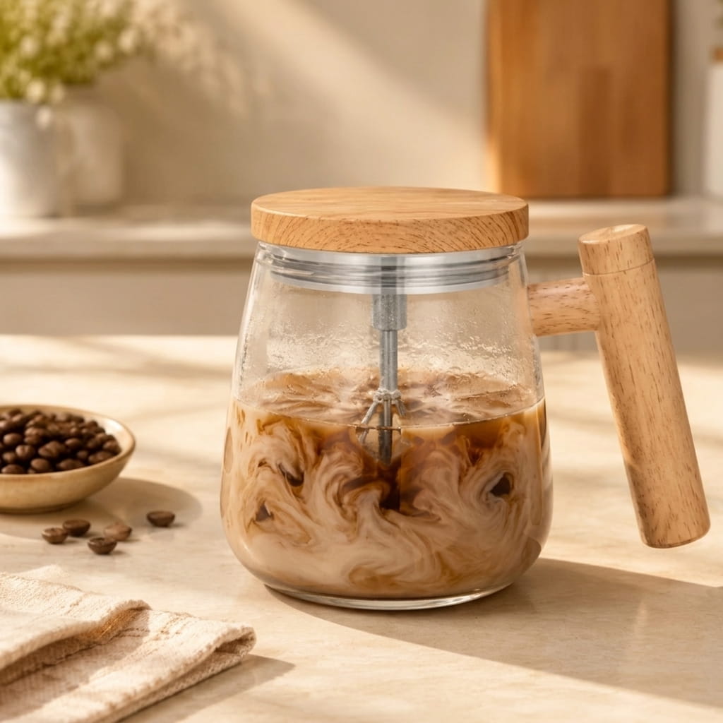 Self Stirring Coffee Cup-Automatic Coffee Mixer