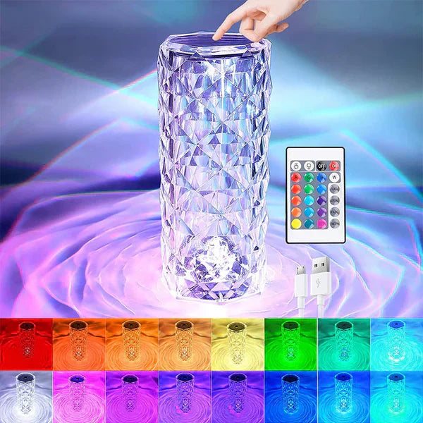 Zeriq™LED Crystal Table Lamp