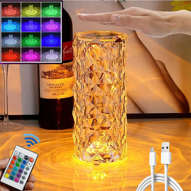 Zeriq™LED Crystal Table Lamp